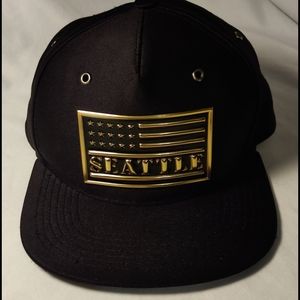 Original Black & Gold Seattle baseball cap